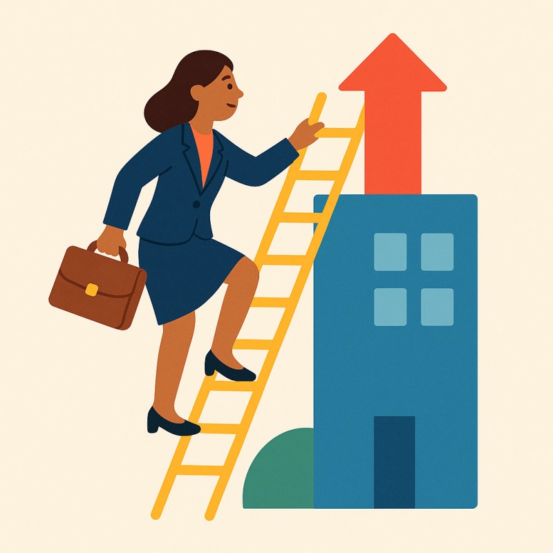 climb the corporate ladder