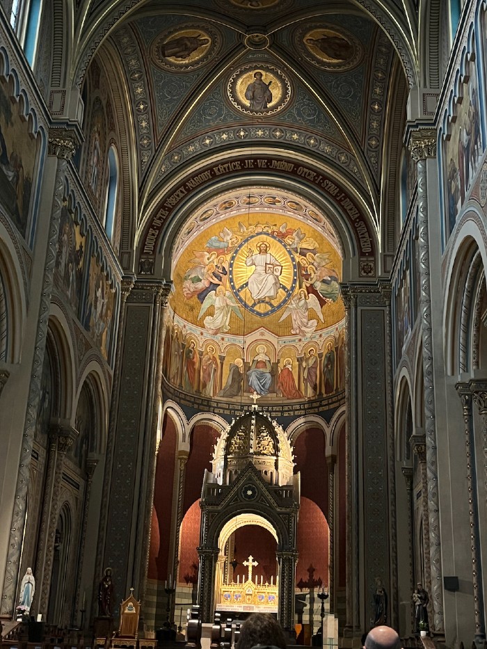 Church of St Cyril and St Methodius - a rest, reflection, and got out of the rain!