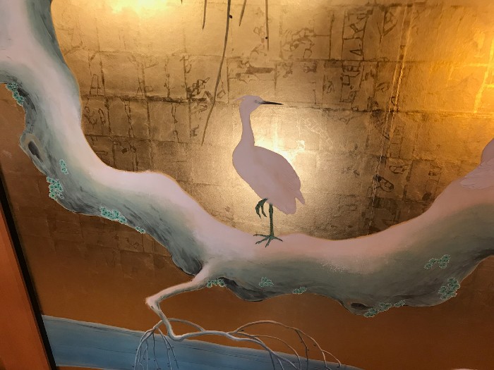 Crane on Tree