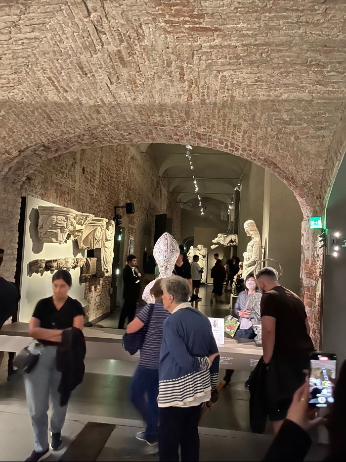 Inside the Duomo Museum