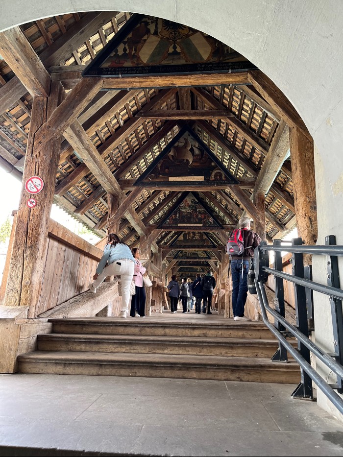 Spreuer Bridge entrance