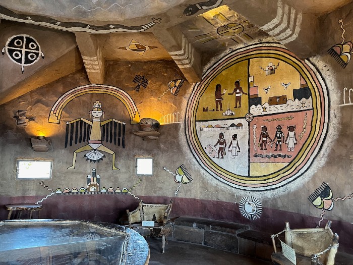 Inside the Desert View Watchtower