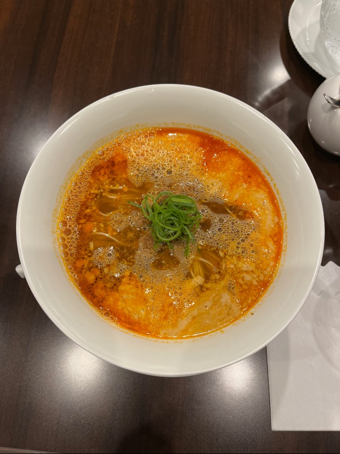Tantanmen as delivered. Everybody I was near ordered the same thing!