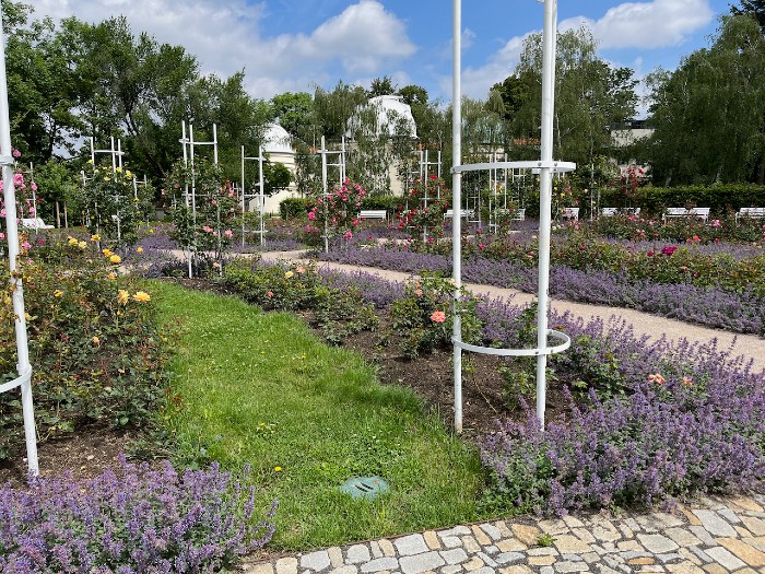 The gardens atop Petrin Hill