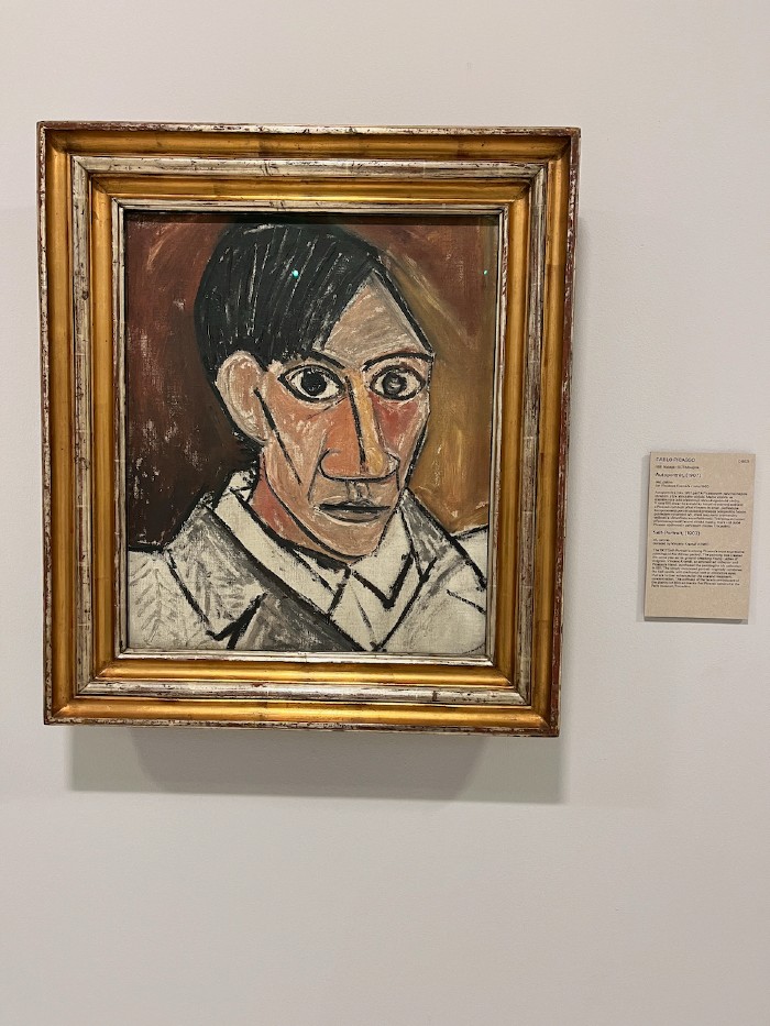 Picasso self portrait at the National Gallery Prague – Trade Fair Palace (Veletržní palác)