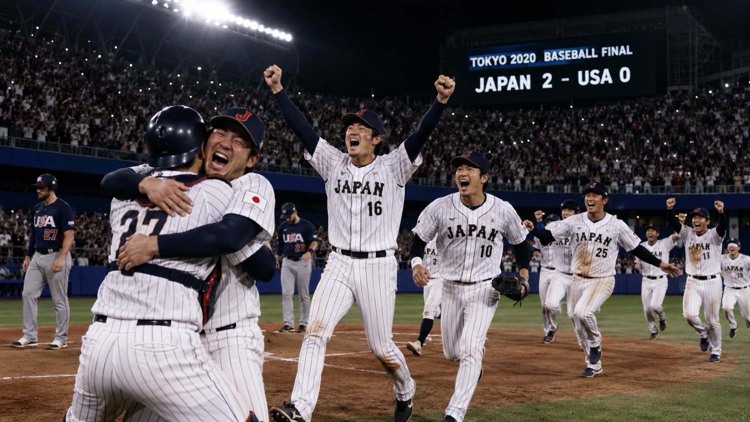 The 2020 Olympics - Japan vs. USA Baseball