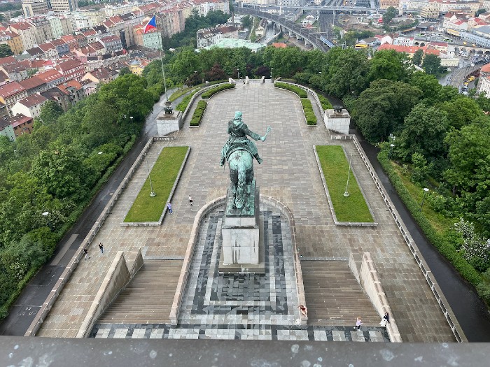 View of the Unknown Solider Monument from the top