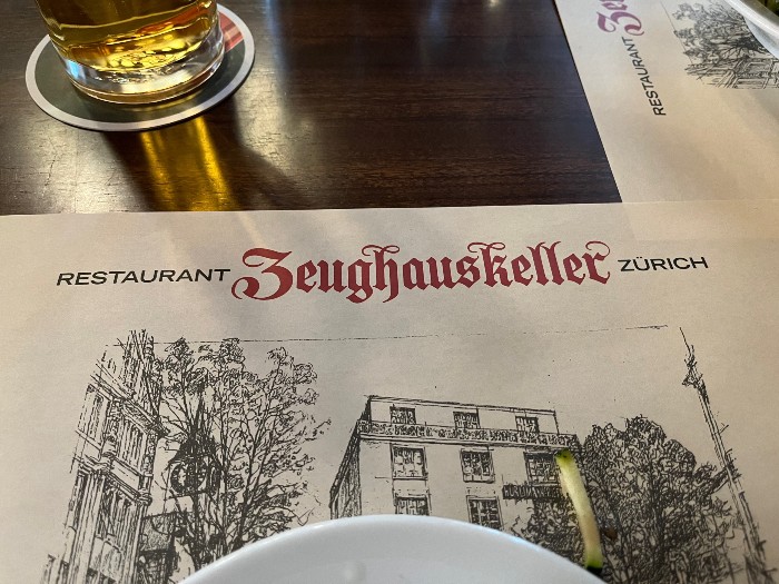 Where we had lunch...very traditional Swiss restaurant